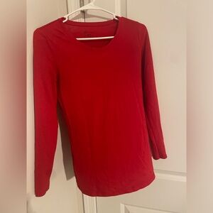 Red long sleeve